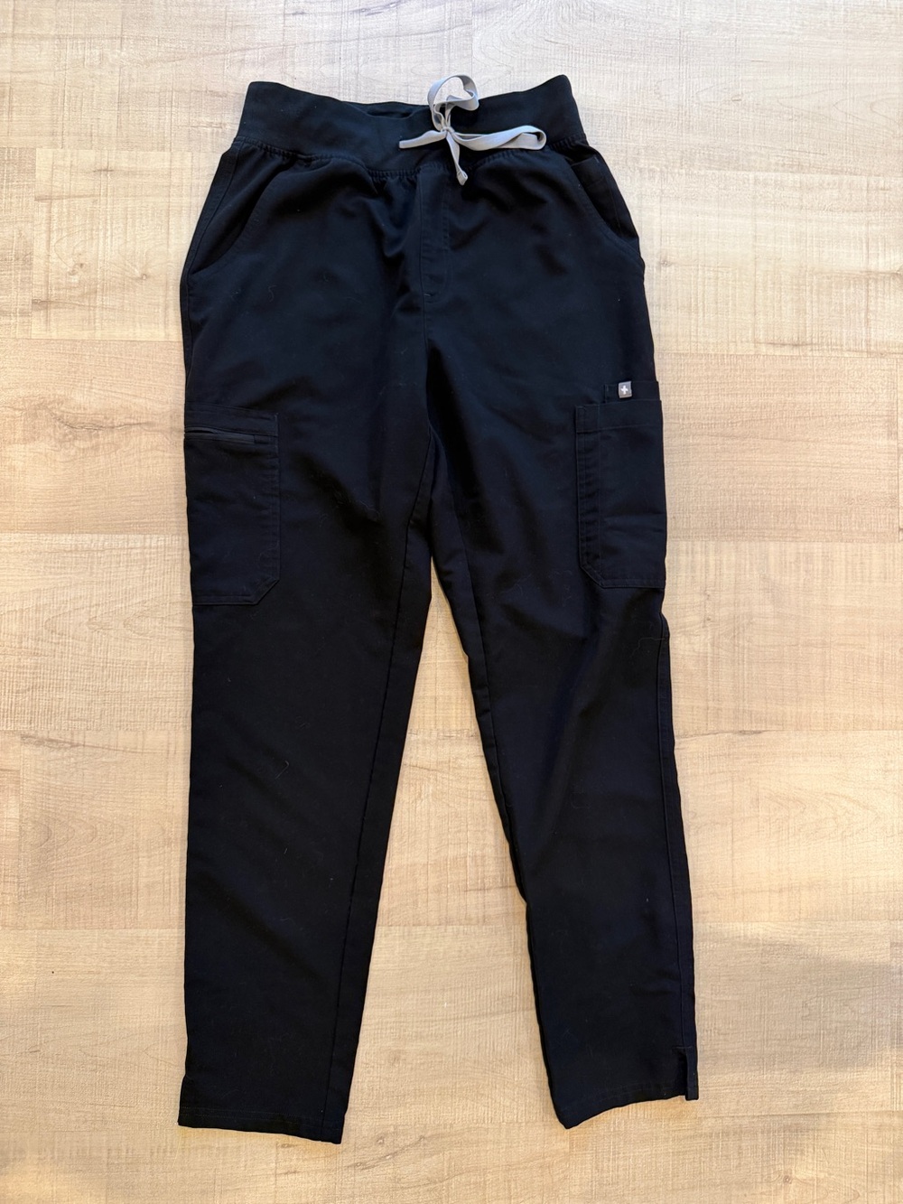 Figs High Waisted Yola Scrub Pants - Black